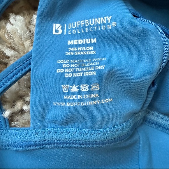 Buffbunny Blue Women's Sports Bra - Picture 4 of 4